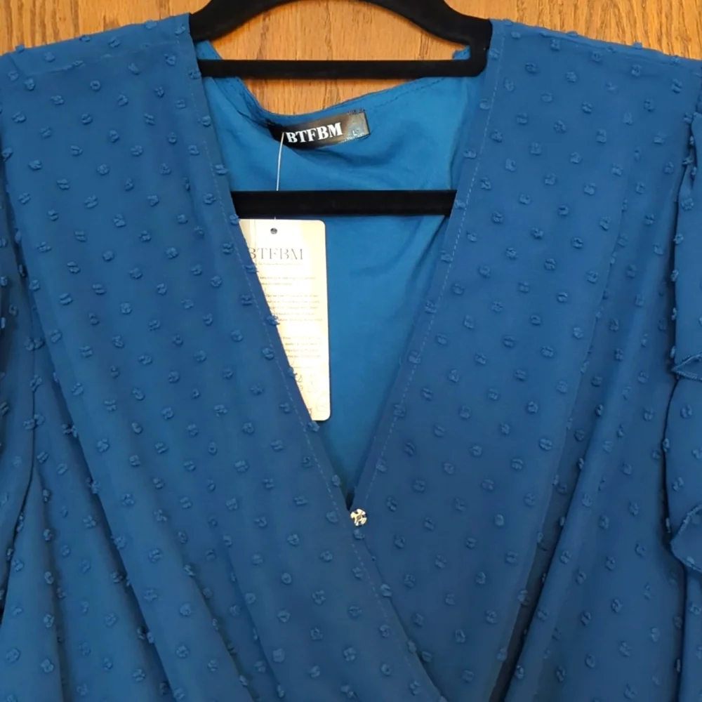 Teal Maxi Dress - Picture 2 of 4